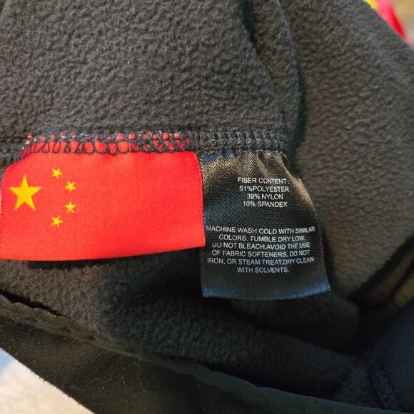 Cotopaxi Men's Size Large Sambaya Stretch Fleece Hood Black Red - Picture 6 of 6